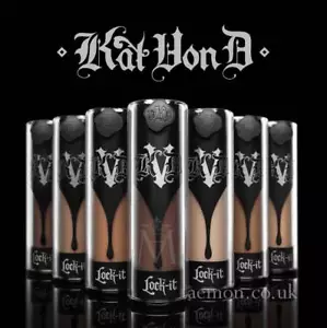 Kat Von D KVD Lock-it foundation Light, Medium, Deep 40-81 5ml,15ml,30ml GENUINE - Picture 1 of 74