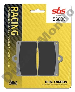 SBS front brake pads Dual Carbon Aprilia RS4 Ducati 851 888 907 748 916 Cagiva - Picture 1 of 2