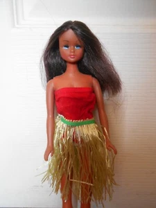 70s VINTAGE KARINA busch TANYA barbie CLONE hawaiian TAN WITH EYELASHES rare - Picture 1 of 7