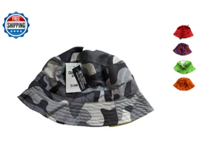 Oshkosh B'gosh Baby Boys Bucket Hat 2-in-1 Reversible Sun Hat 12-24M/2T-4T - Picture 1 of 16