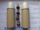 BREXTON PICNIC SET - THERMOS FLASKS x 2 - ORIGINAL 1950s - for a TWO PERSON SET