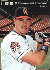 1995 Angels Mother's Baseball Card #8 Jim Edmonds
