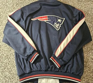 Nfl New England Patriots Trainingsjacke Größe L Large Reißverschlussjacke - Bild 1 von 9