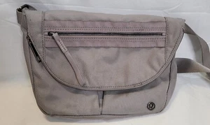 Lululemon Festival Bag Crossbody Zipper Adjustable Gray Grey - Picture 1 of 5