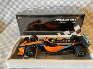 1/18 MINICHAMPS MCLAREN F1 TEAM MCL36 NORRIS #4 BAHRAIN GP 2022 LIMITED EDITION - Picture 1 of 19
