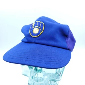 Milwaukee Brewers Baseball Hat Embroidered Logo Snapback  - Picture 1 of 7