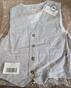 Gymboree Striped Vest for boys, Large (10-12), "Dressed Up", Age 8-10 - Picture 1 of 8