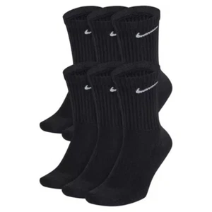 Nike Men's Socks Dri-Fit Everyday Cushioned Athletic Fitness Crew Training Socks - Picture 1 of 19