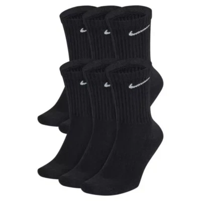 Nike Men's Socks Dri-Fit Everyday Cushioned Athletic Fitness Crew Training Socks - Image 1 of 4