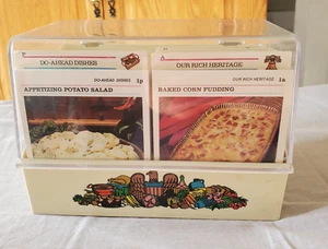 Vintage McCall's 1970's American Recipe Cards Collection Box Index Book - Picture 1 of 14