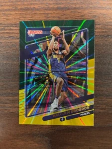 2021-22 Donruss Malcom Brogdon #184 Green/Yellow Holo Laser SP Celtics 6th Man - Bild 1 von 2