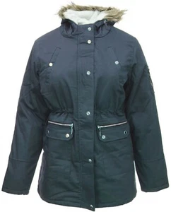 Größe 26 28 Damen neu warmblau Parka Mantel Damen lange Jacke Beschreibung lesen - Bild 1 von 2