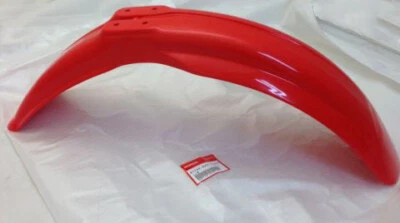HONDA OEM FRONT FENDER RED 83-91 CR125R 83 CR480R 83-91 CR250R 61100-KA3-732ZC - Image 1 of 3