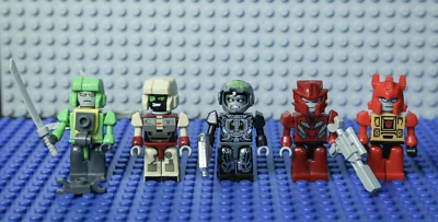 KRE-O Transformers MINIFIGURE lot  kreo lockdown sentinel prime - Image 1 of 2