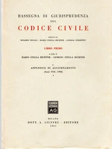 REVIEW OF JURISPRUDENCE ON THE CIVIL CODE BOOK 1° APP. UPDATE NAMES.1961 YA104 - Picture 1 of 1