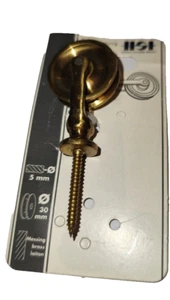 Seilrolle Laufrolle 30 mm Drahtrolle Messing für 5 mm Seil Rolle Laufradrolle - Bild 1 von 1