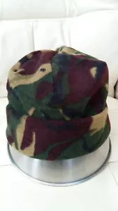 Handmade Camo Fleece Hat, flannel lining original design. Size in description - Picture 1 of 3