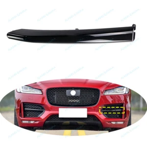 Left Black Front Bumper Side Grille Cover Trim l For 2017-19 Jaguar F-pace Fpace - Picture 1 of 4