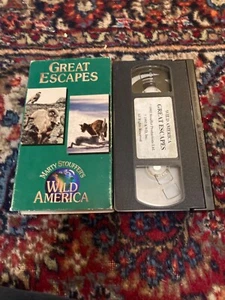 Great Escapes Wild America VHS tape with original box / cover gently used cond - Picture 1 of 2