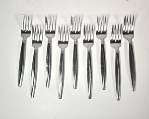 Oneida 18/10 Sweep 9 Edelstahl einzelne Salatgabeln glänzend 7 1/4" - Bild 1 von 6