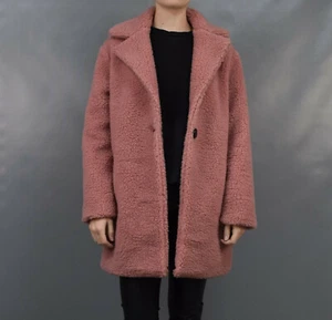 mega trendy kuschelige oversize Webpelz Jacke altrosa Gr. 36 - 38 - 40 - Bild 1 von 6