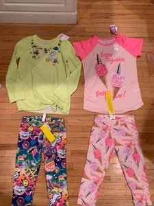 *NWT* JUSTICE GIRLS SIZE 8 SPRING PAJAMAS SLEEP SET - Picture 1 of 1