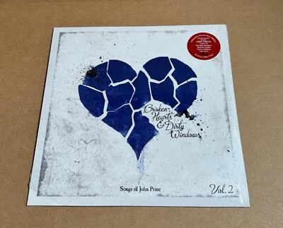 Broken Hearts & Dirty Windows Songs of John Prine Vol 2 Blue Vinyl Record RARE - Image 1 of 4