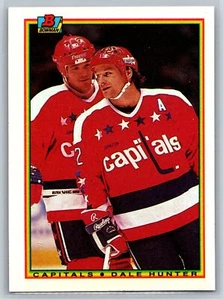 1990-91 Bowman Dale Hunter Washington Capitals #71 - Picture 1 of 2