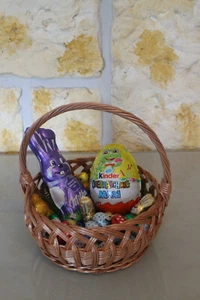 Osterkorb Weidenkorb Geschenkkorb Weiden Präsentkorb Kinderkorb Einkaufskorb Neu - Bild 1 von 4