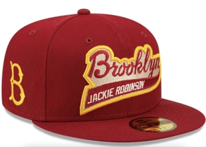 Brooklyn Dodgers "Jackie Robinson" NEW ERA 59FIFTY Hat New SOLD OUT Rare 7 1/8 - Picture 1 of 6