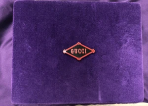 Gucci Karten Box Set Lila Samt - Bild 1 von 13