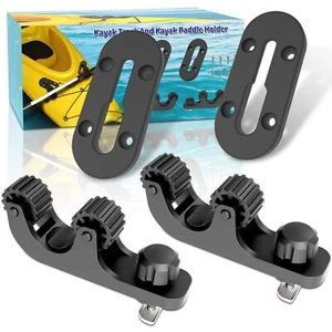Kayak Paddle Holder with Kayak Gear Track Save Kayak Track Space Kayak Fishin... - Picture 1 of 7