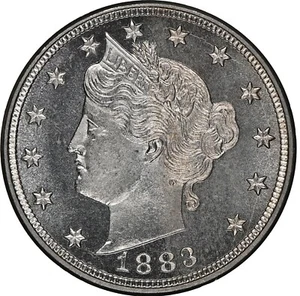 1883 5C No Cents PR65 Cameo NGC - Bild 1 von 4