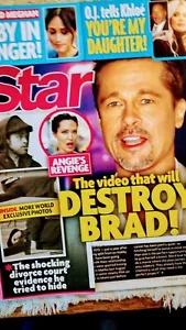 STAR MAGAZINE FEBRUARY 18,2019 ANGIE'S REVENGE TO DESTROY BRAD! - Picture 1 of 24