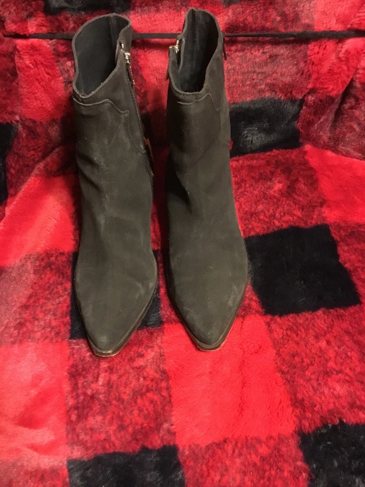 Free People  Botas Mujer Western Botines Vaquero Gamuza/Cabello de Vaca Talla 8 Foto 1 de 4