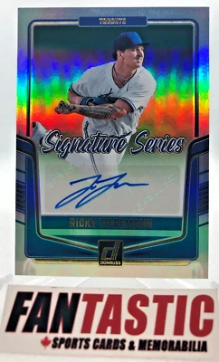 Ricky Tiedemann Auto #SS-RT 2024 Donruss Signature Series Blue Jays - Image 1 of 2