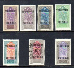 Estampillas de Níger (Fr) - Scott #'s 1/16 - sin usar y usadas - Imagen 1 de 1