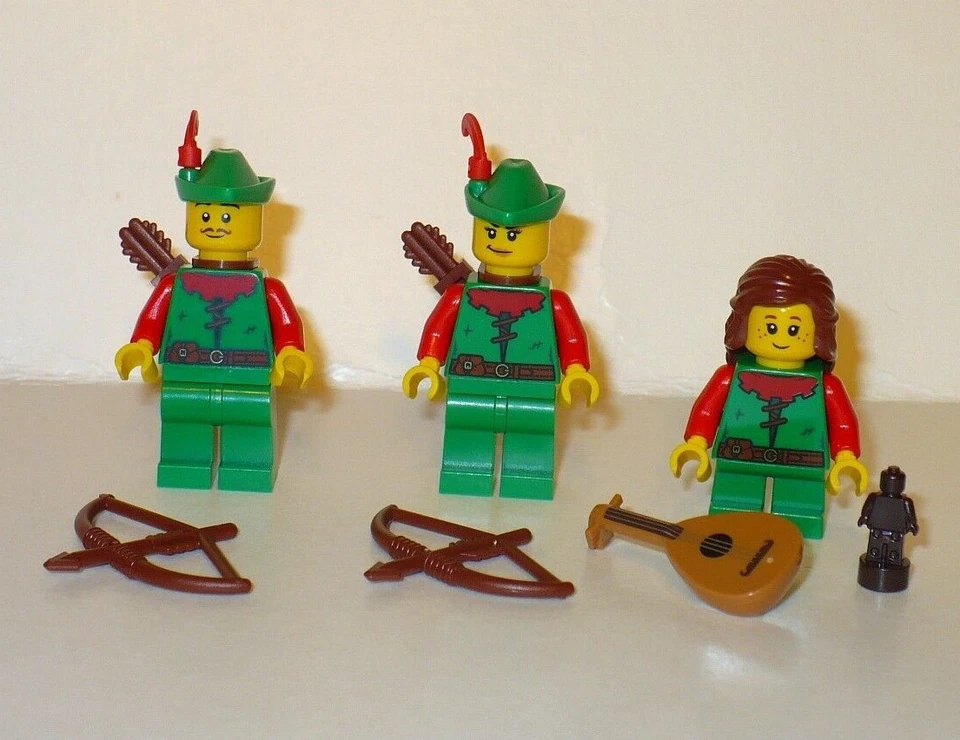 LEGO León Caballeros Castillo 10305 Verde 3x Forestmen minifigura arco escondite clásico Foto 1 de 1