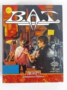 Vintage BAT PC Spiel IBM DOS 5,25" Floppy Big Box RPG Ubisoft 1990 komplett - Bild 1 von 17