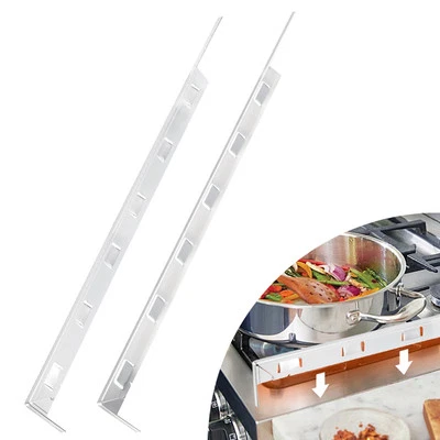 ZAPLYTE Stove Gap Covers Kitchen Filler Aluminum Oven Gap Cover 25.59" Heat Resistant