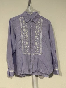 Bella Tu for Gorsuch Perlen Langarm Kragen Damen Button Down Shirt XL - Bild 1 von 14