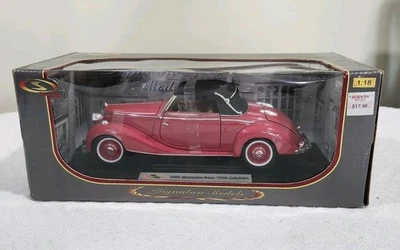 Mercedes-Benz 170S Cabriolet 1950 modelos exclusivos rojo 1:18 nuevo en caja estado de regalo Foto 1 de 4