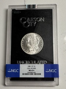 1881-CC GSA Morgan Dollar NGC MS63+ GSA HOARD INV#7160 - Picture 1 of 5