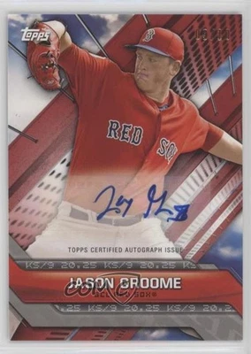 2017 Topps Pro Debut Pro Production Auto Red /10 Jason Groome #PPA-JG Auto - Image 1 of 2