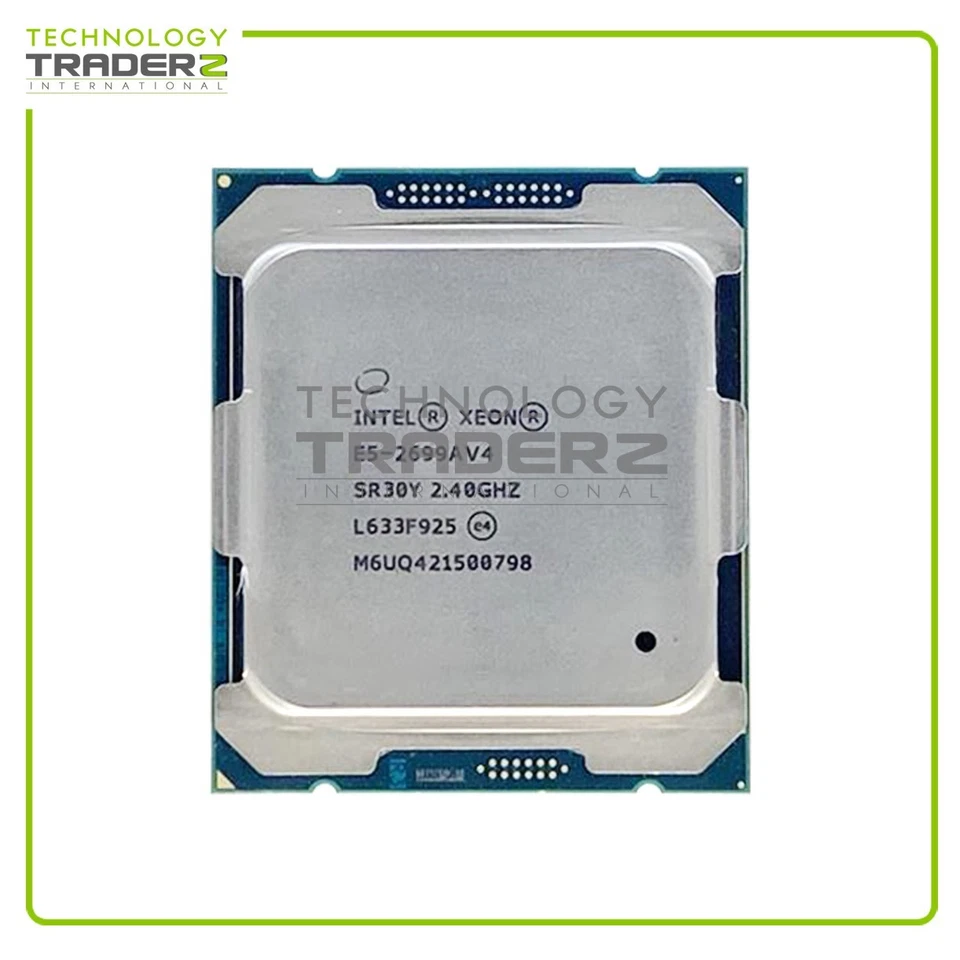 SR30Y Intel Xeon E5-2699A v4 22-Core 2.40GHz 55MB 145W Processor - Image 1 of 1