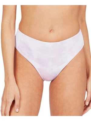 ROXY Mujer Púrpura Elastizado Reversible Mar y Olas Bikini Traje de Baño Parte Inferior M Foto 1 de 4