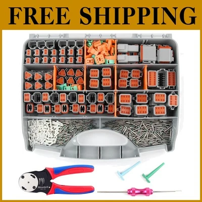 Automotive  Connectors Bundle + Crimper - Image 1 of 4