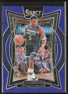 2024-25 Panini Select #23 Anthony Edwards Blue Prizm - Foto 1 di 2