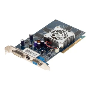 Graphics Card XFX NVIDIA GEFORCE FX 5500 256MB PV-T34B-UAFG AGP - Picture 1 of 3