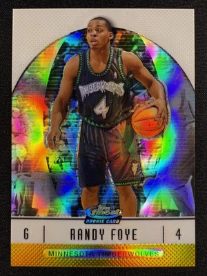 2006-07 Topps Finest #94 Randy Foye Gold Refractor Rookie #/50 - Image 1 of 2
